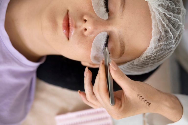 Eyelash extensions at K's iBrows & Lashes Studio, Aubrey TX